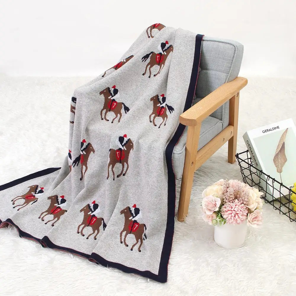 Horse Baby Blankets