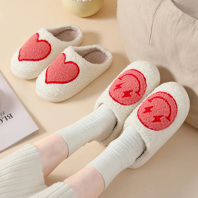 Red Love Slippers