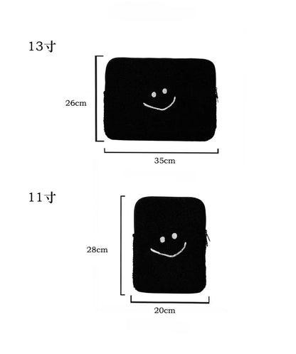 Smiley Laptop & Tablet Pouch