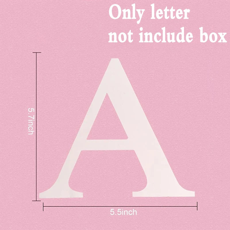 Transparent Letter Box A-Z