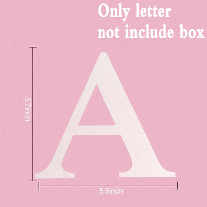 Transparent Letter Box A-Z