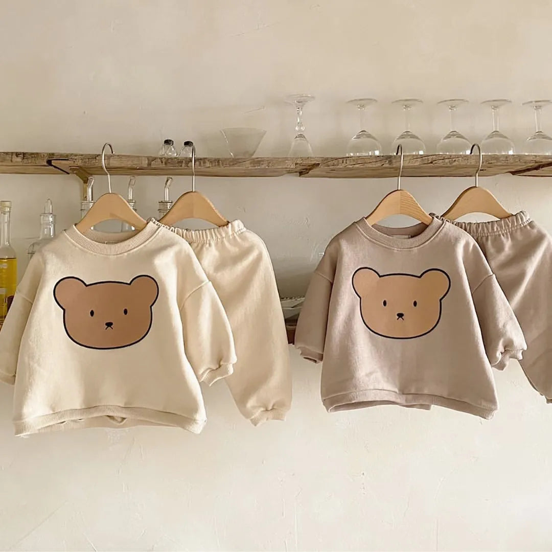 Bear Face 2-Piece Sweatsuit