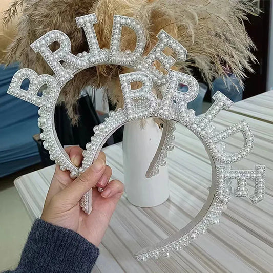 Bride Pearl Headband