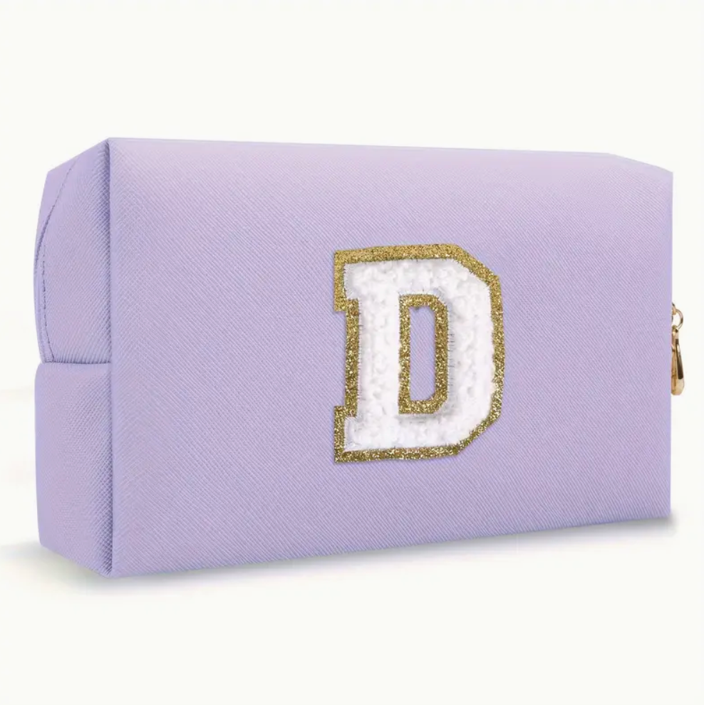 Initial Purple Patch Pouch