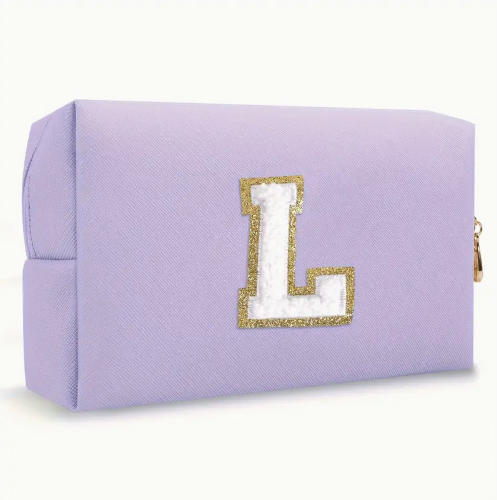 Initial Purple Patch Pouch