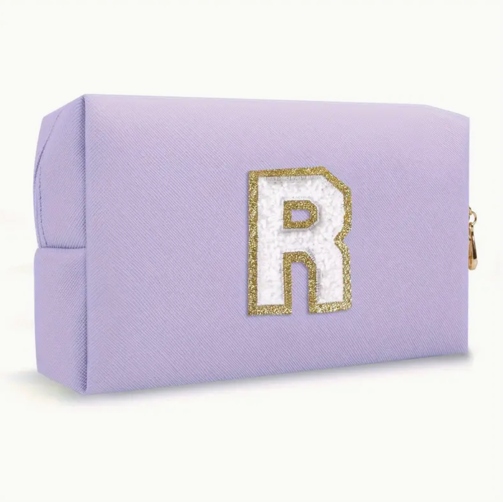 Initial Purple Patch Pouch