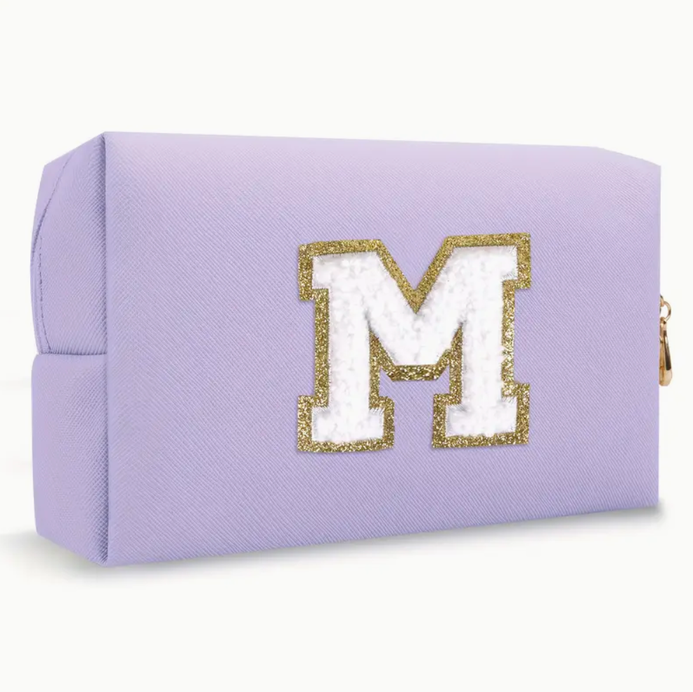 Initial Purple Patch Pouch