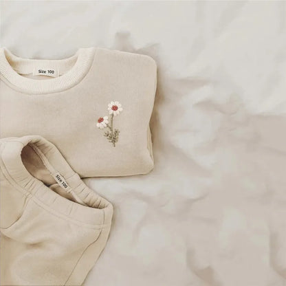 Embroidered 2-Piece Sweatsuit