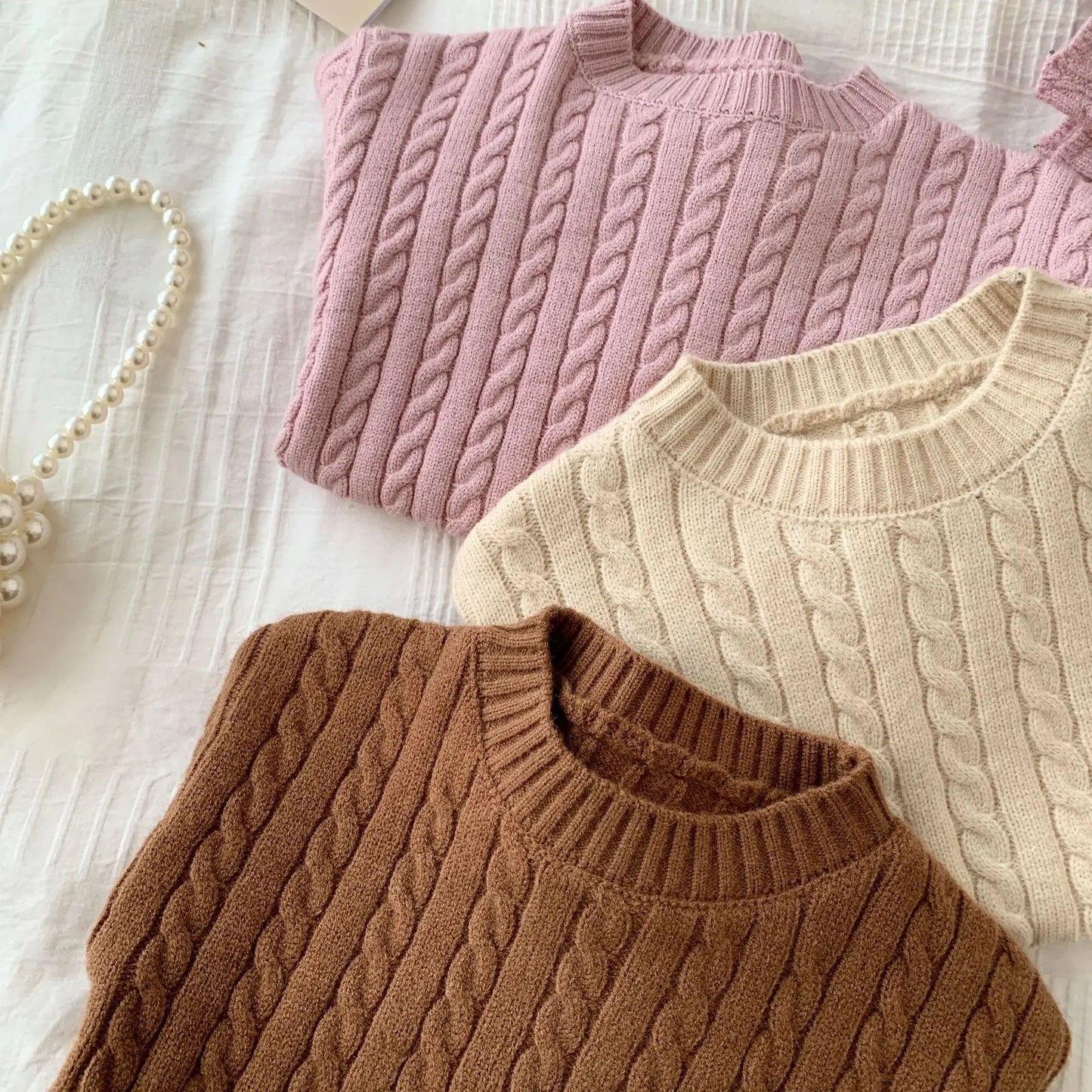 Knitted Cotton 2-Piece Set