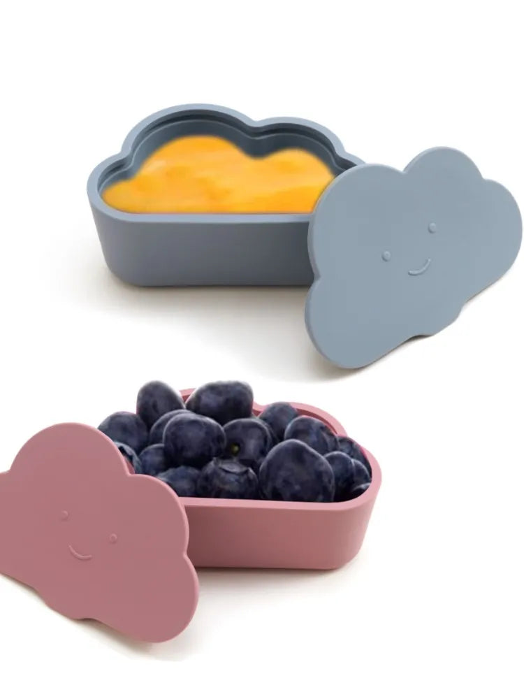 Set of 3 Silicone Snack Boxes (BPA Free)