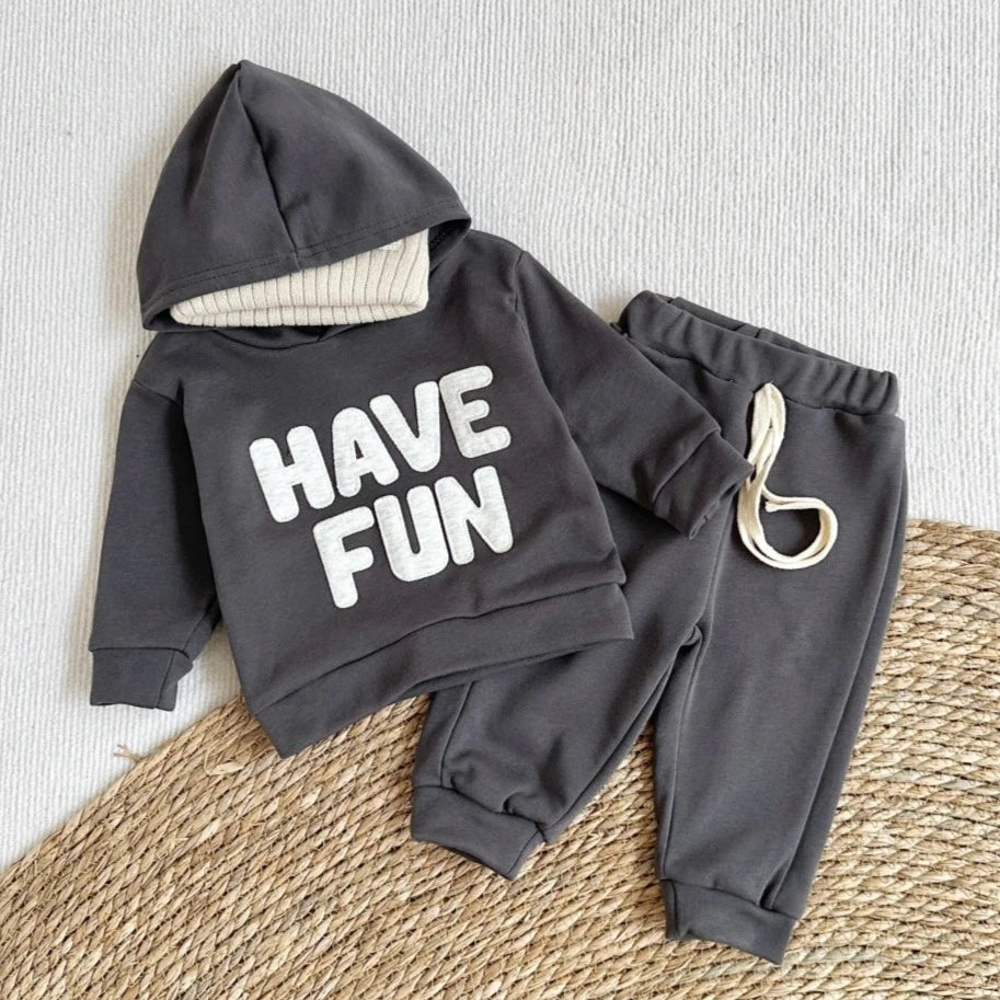 Have Fun 2-Piece Hooded Sweatsuit