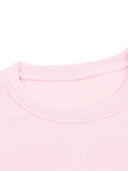 Cozy Fleece-Lined 'Merry & Bright' Sweatshirt