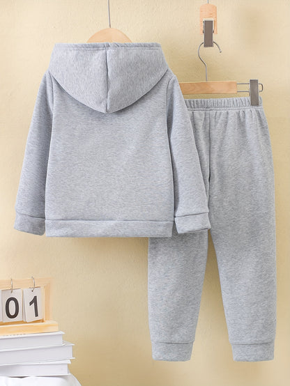 Smiley 2-Piece Fleece Lined Set