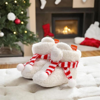 Winter Baby Scarf Slippers