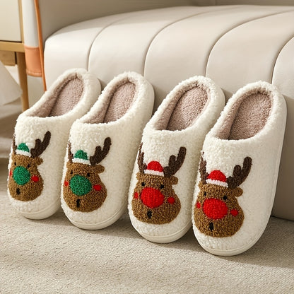 Oh Deer Plush Slippers