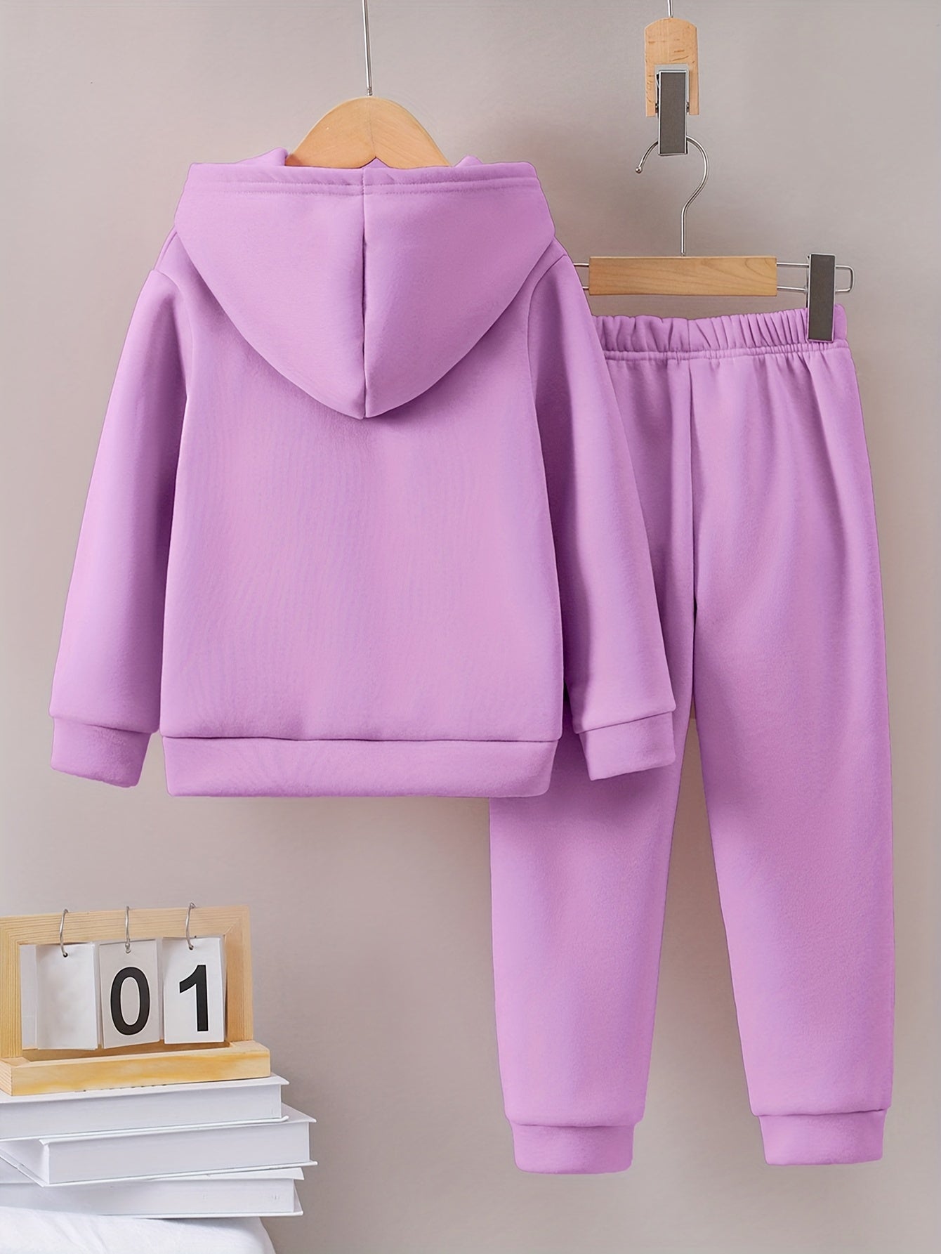 Smiley 2-Piece Fleece Lined Set