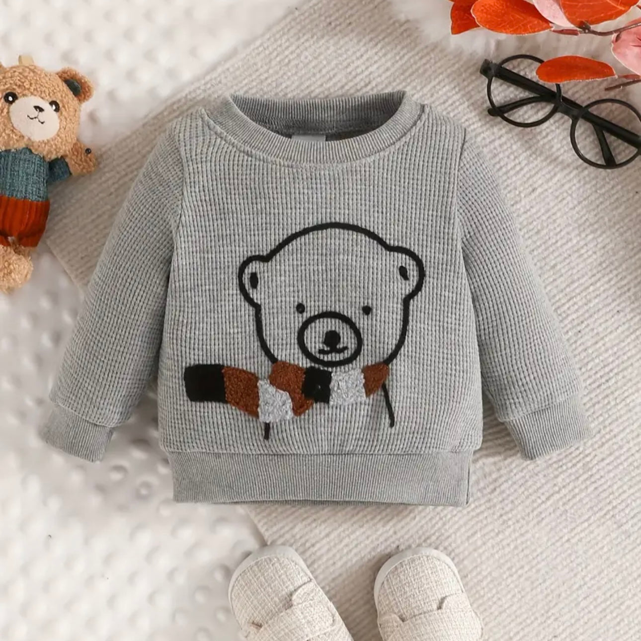 Teddy Scarf Long Sleeve