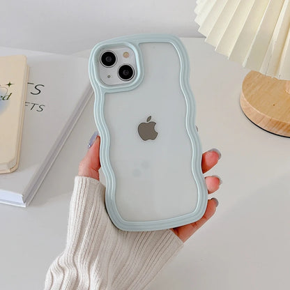 Soft Wavy Transparent Phone Case