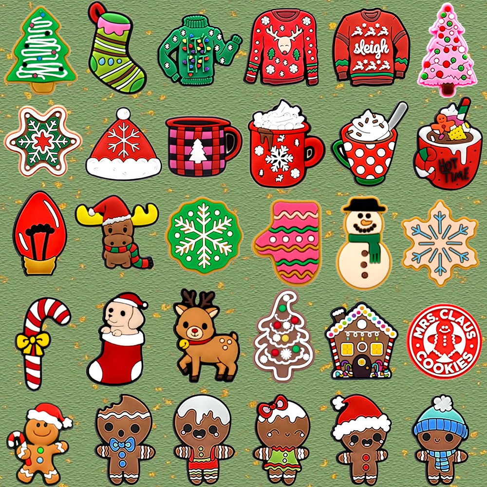 Set of 20 or 50 Christmas Charms