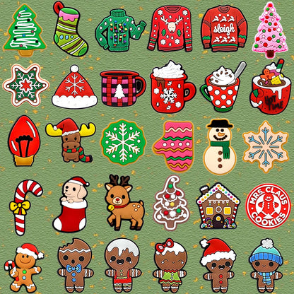 Set of 20 or 50 Christmas Charms