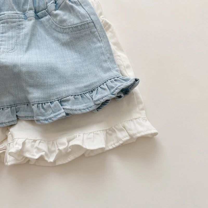 Girls Ruffle Shorts