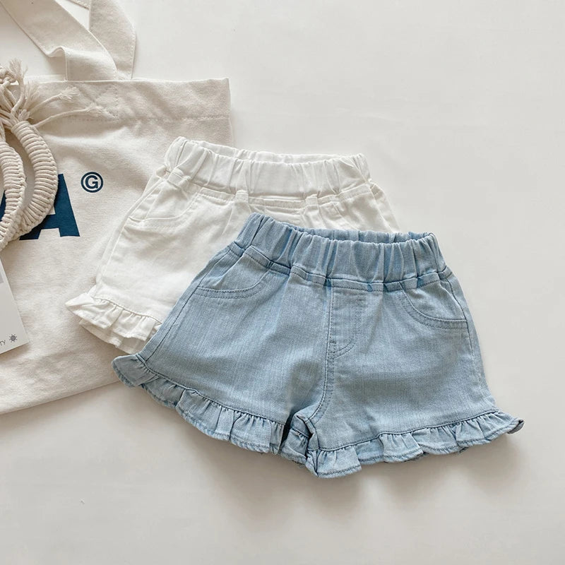 Girls Ruffle Shorts