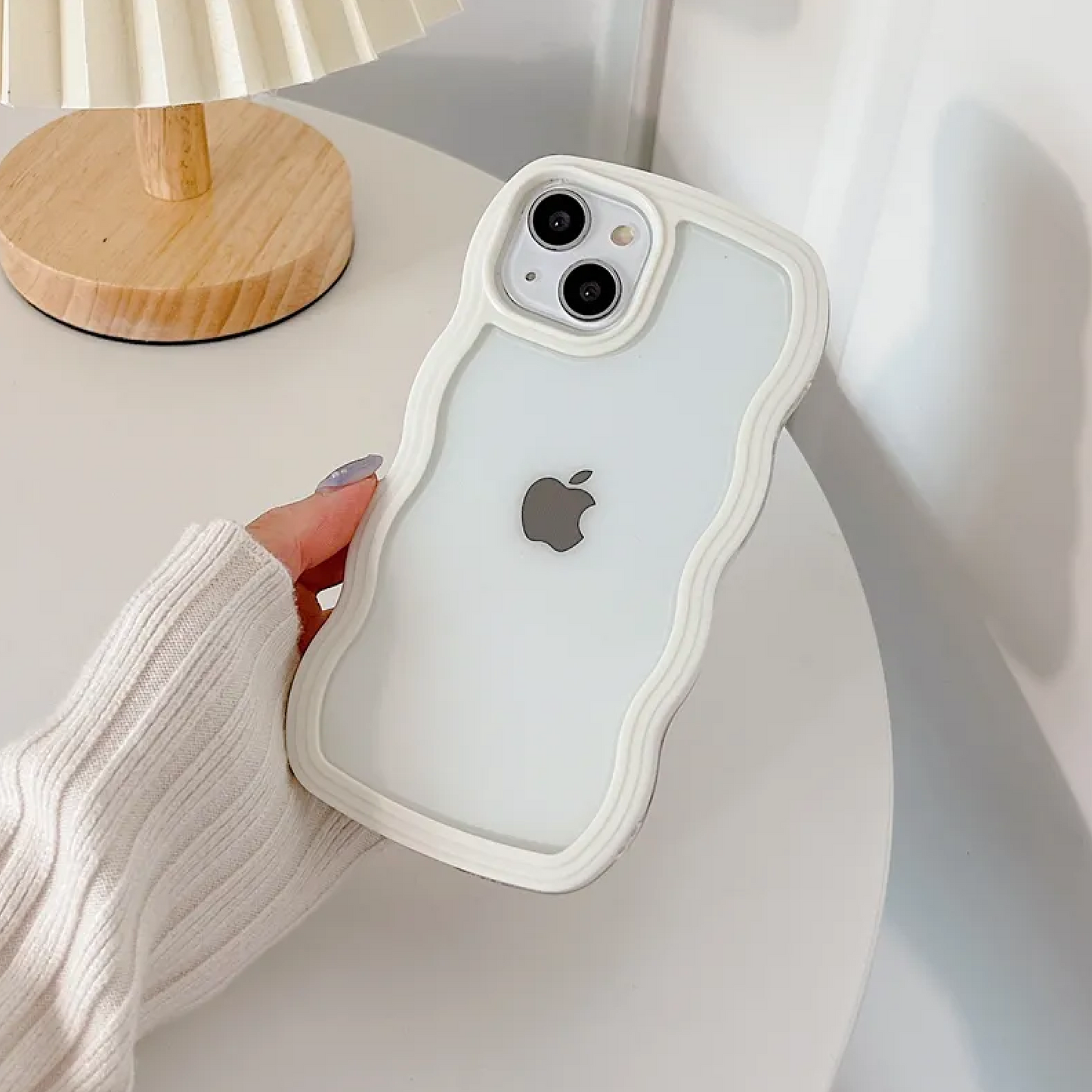 Soft Wavy Transparent Phone Case