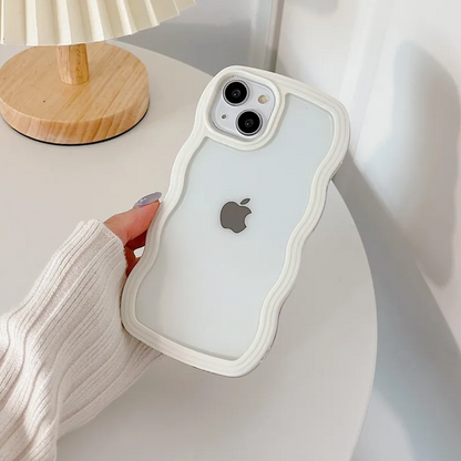 Soft Wavy Transparent Phone Case