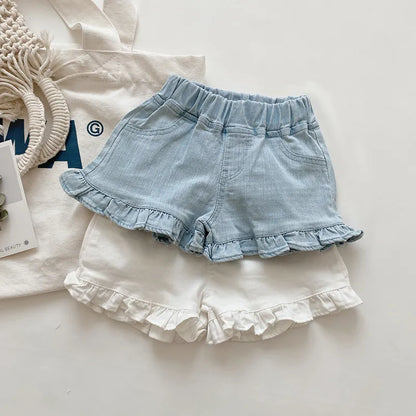 Girls Ruffle Shorts