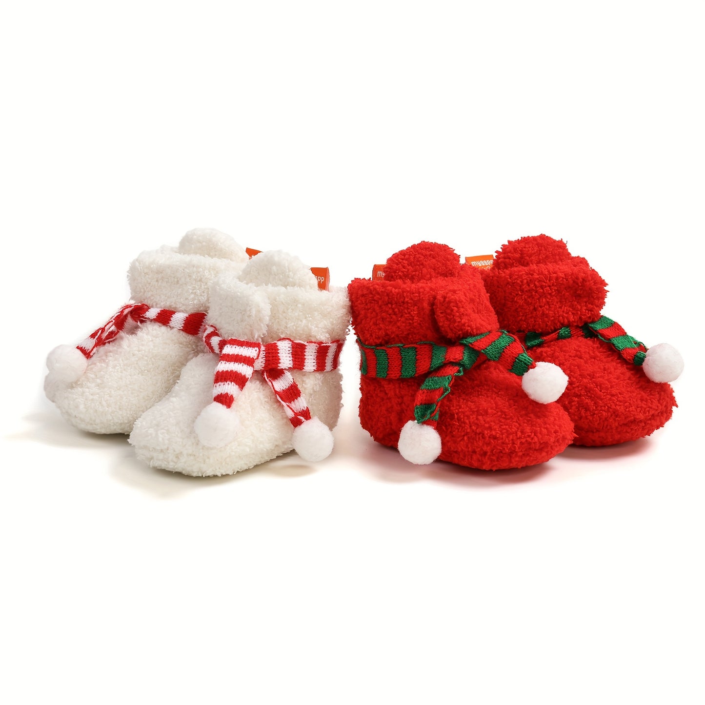 Winter Baby Scarf Slippers